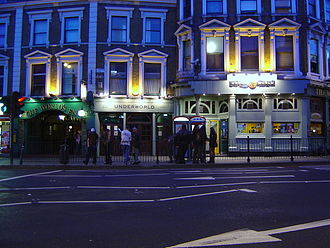 The World's End in the evening, located next door to the Underworld Club The World's End.JPG