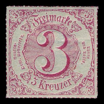 Stamp of the Thurn-und-Taxis Post