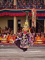 Tibetan Chaam dance spirit observed by the monks