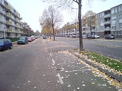 Der Tochtenweg in Rotterdam-Zevenkamp.