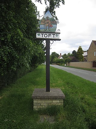 <span class="mw-page-title-main">Toft, Cambridgeshire</span> Human settlement in England