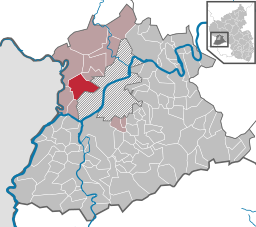 Läget för Trierweiler i Trier-Saarburg