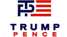Initial updated Trump campaign logo reflecting the adoption of Mike Pence as Donald Trump's vice-presidential candidate, but later replaced Trump Pence 2016.png