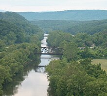 The Tye River flows through the mountains and low hills of Nelson County.