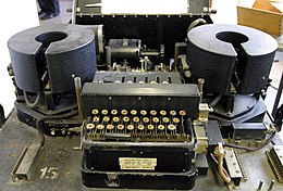 The Typex 23, pictured, was similar to the Mark 22, but modified for use with the Combined Cypher Machine (CCM). Typex nocase.jpg