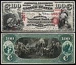 $100 Original Series Raleigh National Bank Raleigh, North Carolina