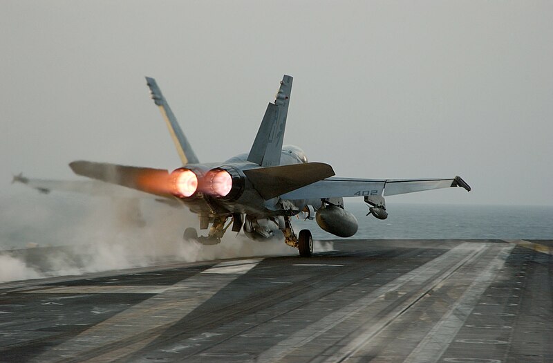 File:US Navy 060112-N-7241L-016 An F-A-18 Hornet assigned to the.jpg