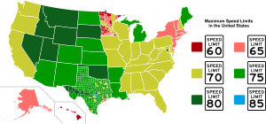 Speed limits in the United States by jurisdiction - Wikipedia