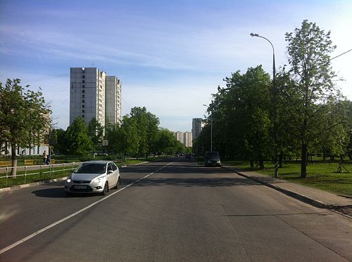 Город москва улица дорожная