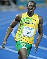 Weltmeister Usain Bolt dominierte die Sprintdisziplinen nach Belieben