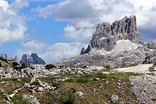 Blick nach Osten zum Averau