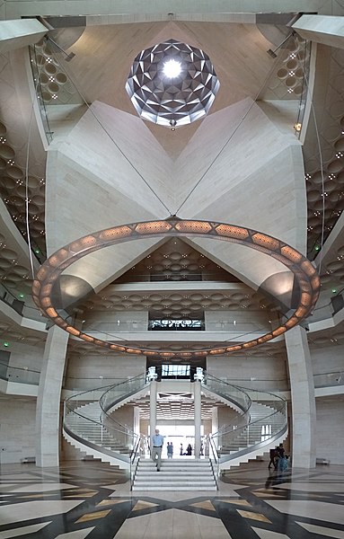 File:Vertical Panorama of Foyer and Main Staircase - Museum of Islamic Art - Doha - Qatar (34492841612).jpg
