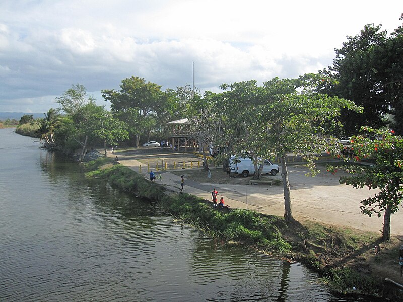 File:View from bridge on Calle Méndez Vigo in Dorado, Puerto Rico.jpg