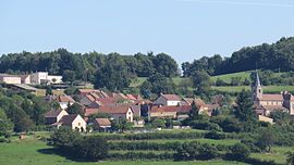 A general view of Beaubery