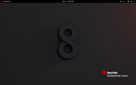 Bureau par défaut de Red Hat Enterprise Linux 8