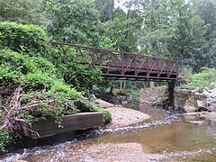 W&OD Trail Glencarlyn Park 4th crossing in 2020