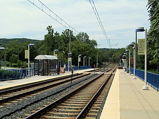 <span class="mw-page-title-main">Warren Road station</span> Light rail station in Cockeysville, Maryland, US