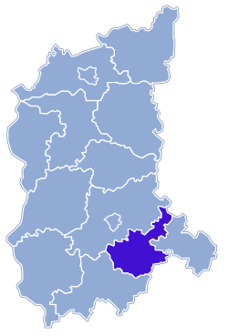 Location within the voivodeship