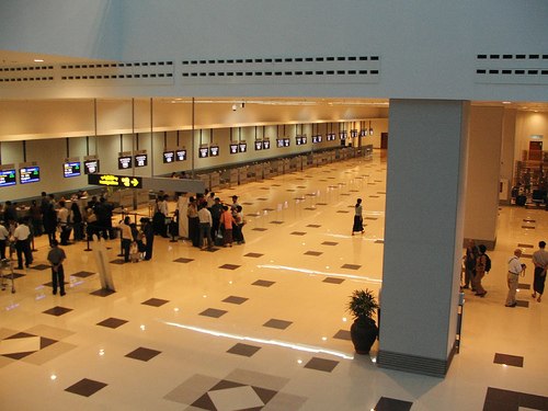 Check-in desks in Terminal 2