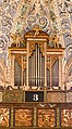 Zernez, orgel in de Reformierte Kirche San Mauritius.