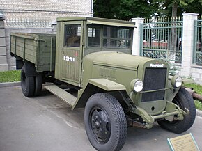 ZIS-5V geproduceerd door de UralZIS-fabriek in het Wit-Russische museum