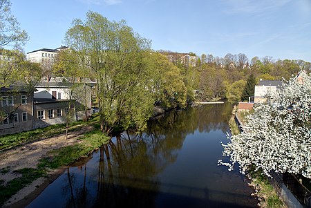 Zschopau river Zschopau