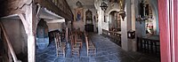 Intérieur de l'Église Saint-Hilaire de Moissac (Cantal)