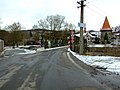 Čeština: Český Krumlov, pohledy na město při prvním sněhu nápověda English: Český Krumlov covered by snow, South Bohemian region, CZ help