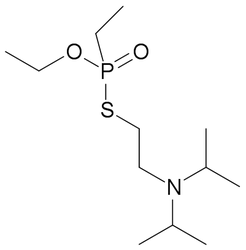 Representación de la estructura química.