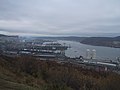 Vue de la baie de Kola depuis Mourmansk.