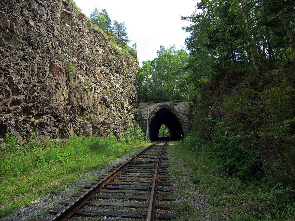 Tunnel of Circum-Baikal Railway Photograph: Rost.galis Licensing: CC-BY-SA-3.0