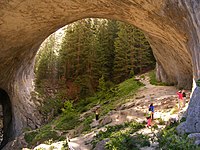 The larger of the Wonderful Bridges, one of the most popular attractions in the Rhodopes.