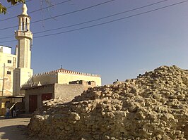 Ruïne van het fort van El Arish met de Abbasid moskee