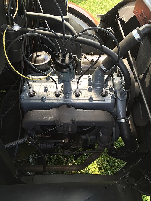 A Continental engine in a 1948 Divco delivery truck