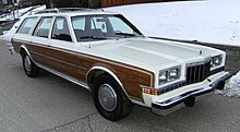 1980 Dodge Diplomat station wagon 1980 Dodge Diplomat station wagon, fR.jpg