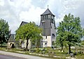 Kirche, Kirchhof mit Einfriedung