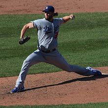 Kershaw during his 20th victory in 2014