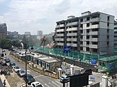 建國南苑及地鐵江城路站工地