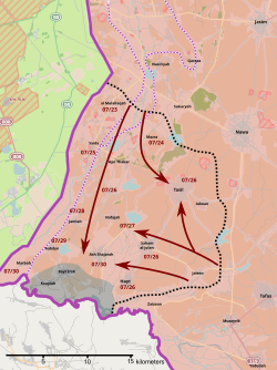 2018 Southwestern Daraa Offensive.svg