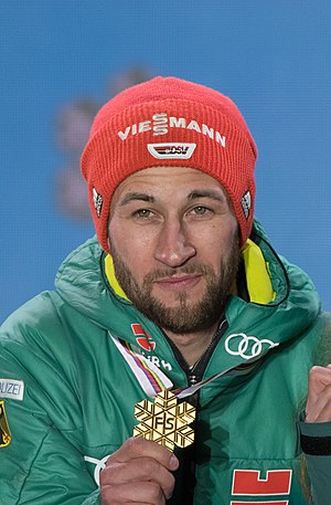 20190302 FIS NWSC Seefeld Medal Ceremony 850 6840 Markus Eisenbichler.jpg