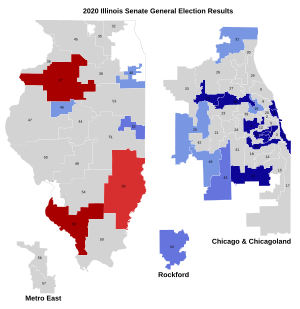 Wyniki Senatu stanu Illinois 2020.svg