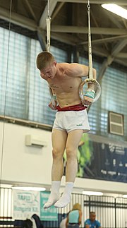 Thumbnail for File:2022-06-25 Budapest Cup Age-group I all-around competition warm-up Still rings (Martin Rulsch) 048.jpg