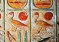 26880- dignified ducks, Ramesses II temple Abydos.jpg