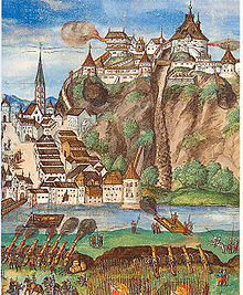 Siege of Kufstein in 1504. 339Kufstein Belagerung.jpg