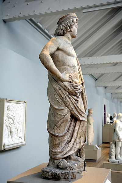 File:4. Marble statue of Asklepios, god of medicine. From Cyrene (Libya), 2nd century CE. Museum of Scotland, Edinburgh.jpg