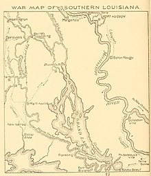 52nd Massachusetts movements in Bayou Teche Campaign, April-May 1863, depicted by dotted line 52nd Massachusetts movement in Bayou Teche region.jpg