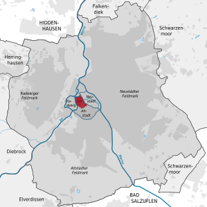 Location of immunity in Herford city