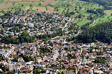 Luftbild Brombachs von Westen