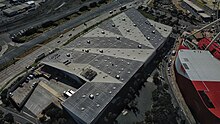 Aerial perspective of the Costco roof at Melbourne's Docklands store in March 2019 Aerial perspective of the Costco roof at the Docklands. March 2019.jpg