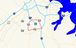 Airport Loop highway in Maryland